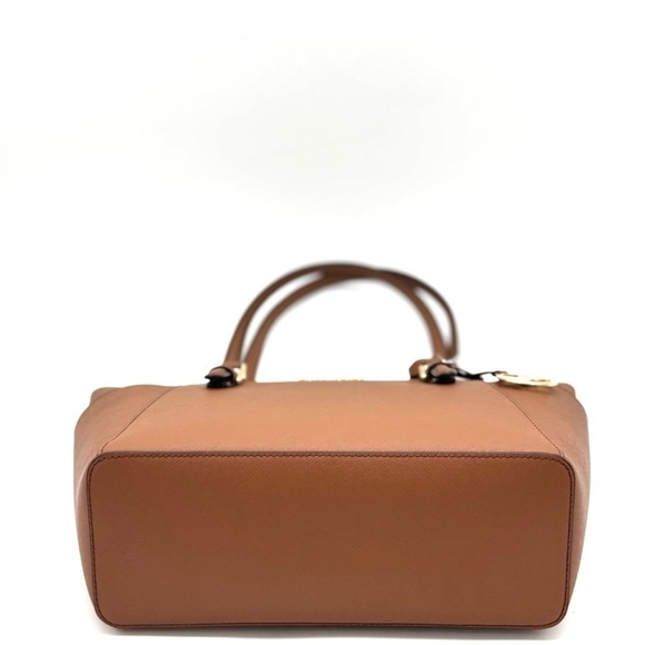Michael Kors Large Charlotte Tote Bag Luggage Brown - Picture 6 of 10